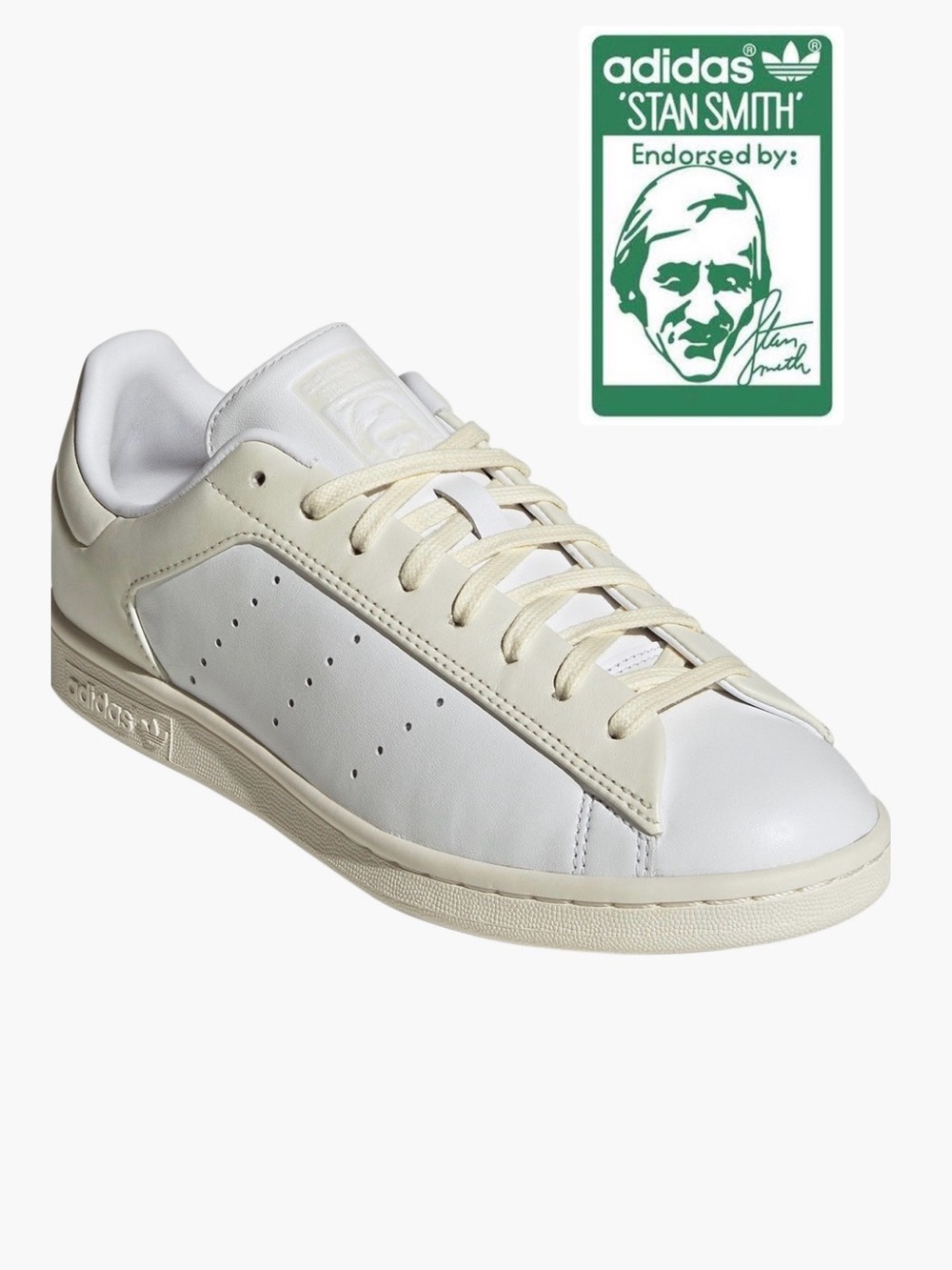 Adidas Stan Smith Sneakers, Originals, Off White Court Shoes, NWB, Size 8